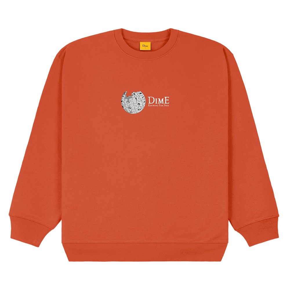 DIME DIMEPEDIA CREW SWEAT-